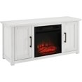 Low Profile Fireplace TV Stand for 50+ inch TVs, Entertainment Center