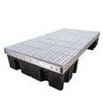 thumbnail image 1 of Patriot Docks Low-Profile Floating Dock Platform with Gray Poly Decking (D-22011), 1 of 9
