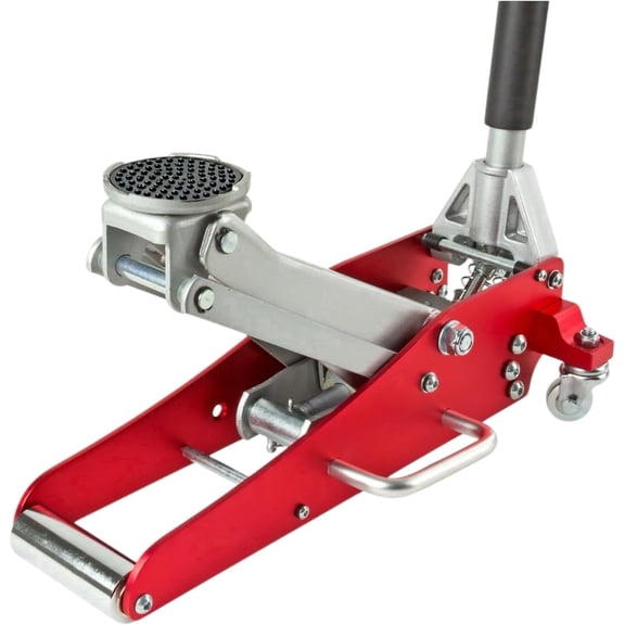 Low Profile Floor Jack 1.5 Ton, 3300LBS Hydraulic Car Jack with 3-3/20" to 14-10/27" Lift Range | Aluminum Steel Racing Jack with Dual Piston Quick Lift | Professional Garage Shop Equipment