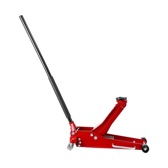 Low Profile Floor Jack 3 Ton, Aluminum Racing Jack with Dual Pistons, Hydraulic Trolley Jack for Cars & Trucks, 3.3"-20.3" Lift Range