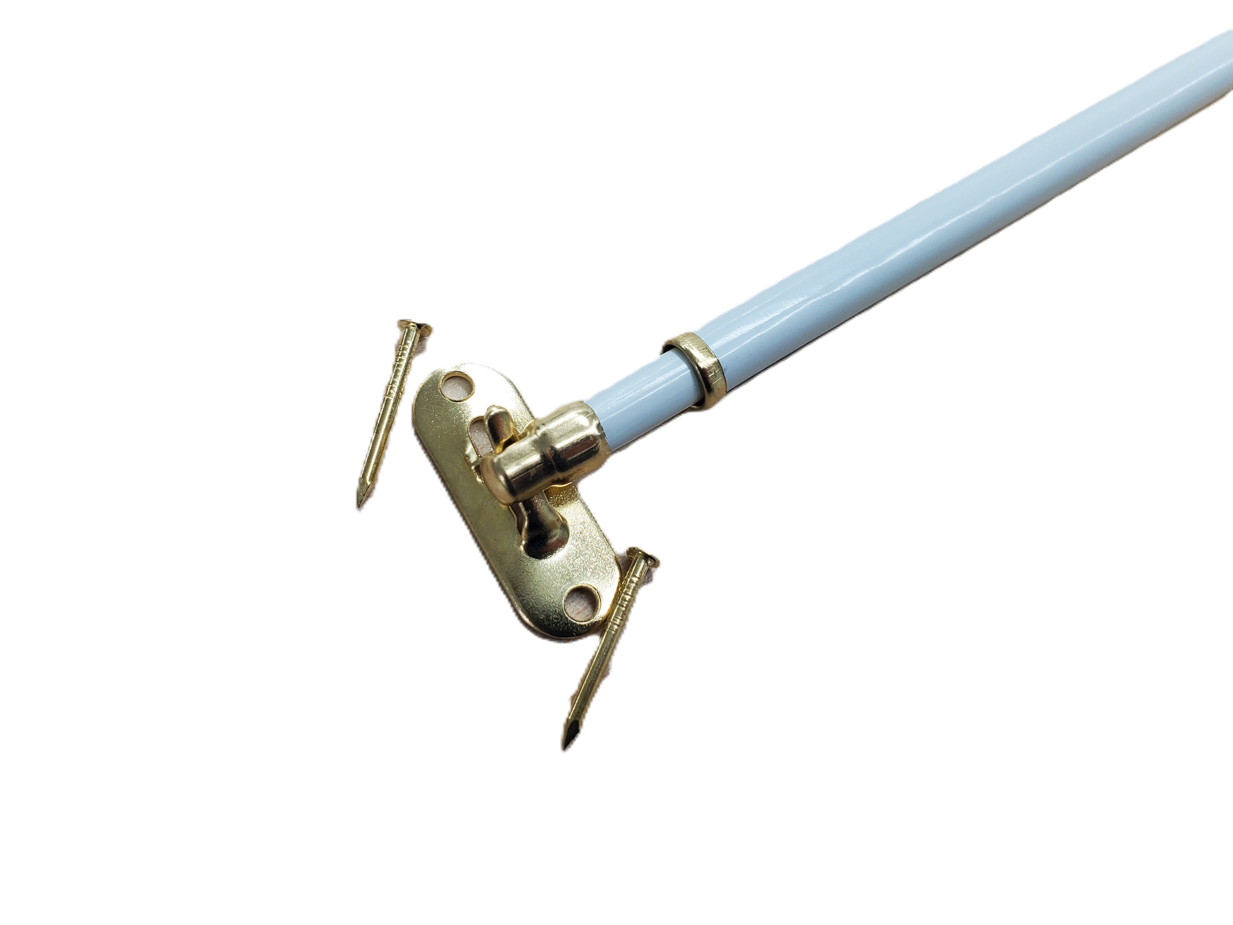 Sash Rods Low Profile Flush Mount White Metal Sash Rod 5/16 Inch Diameter ...