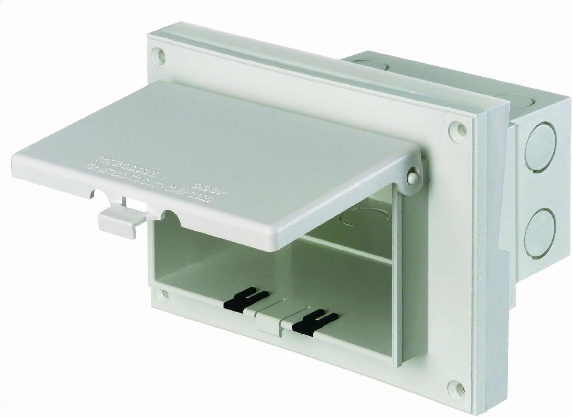 Low Profile IN BOX Electrical Box With Weatherproof Cover For Retrofit