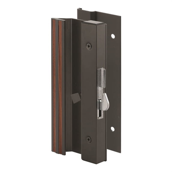 Low Profile/Low Base Black Aluminum Latch Handle