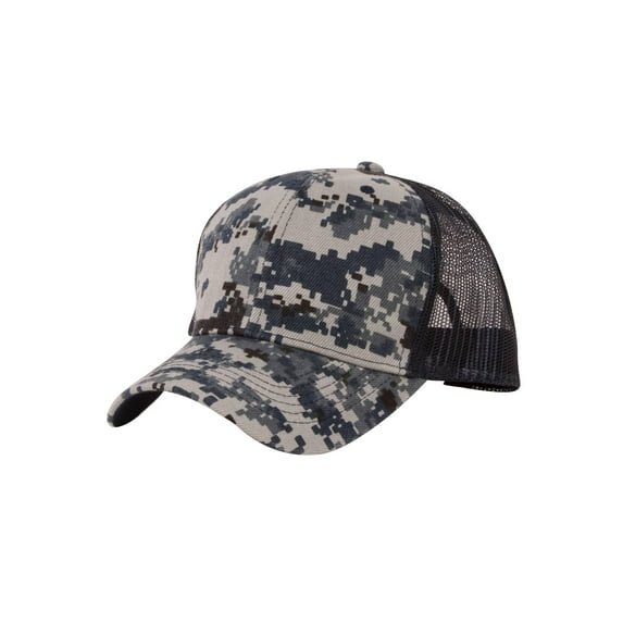Low Profile Outdoor Camuflage Adjustable Hat - Digital Navy