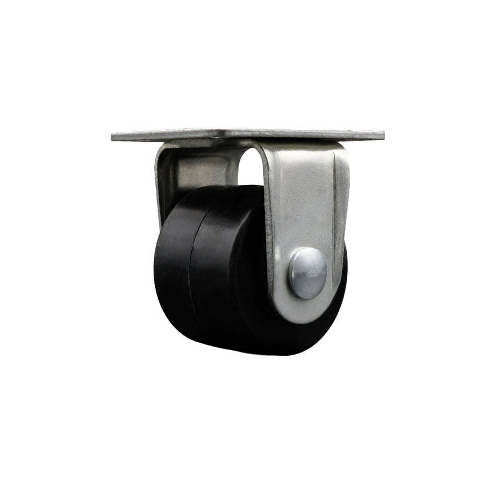 Low Profile Polyolefin 2-1/2 Inch Wheel Top Plate Rigid Caster SCC