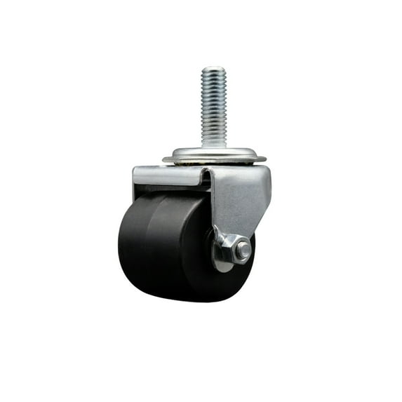Low Profile Polyolefin 2 Inch Wheel 1/2 Inch Threaded Stem Caster SCC