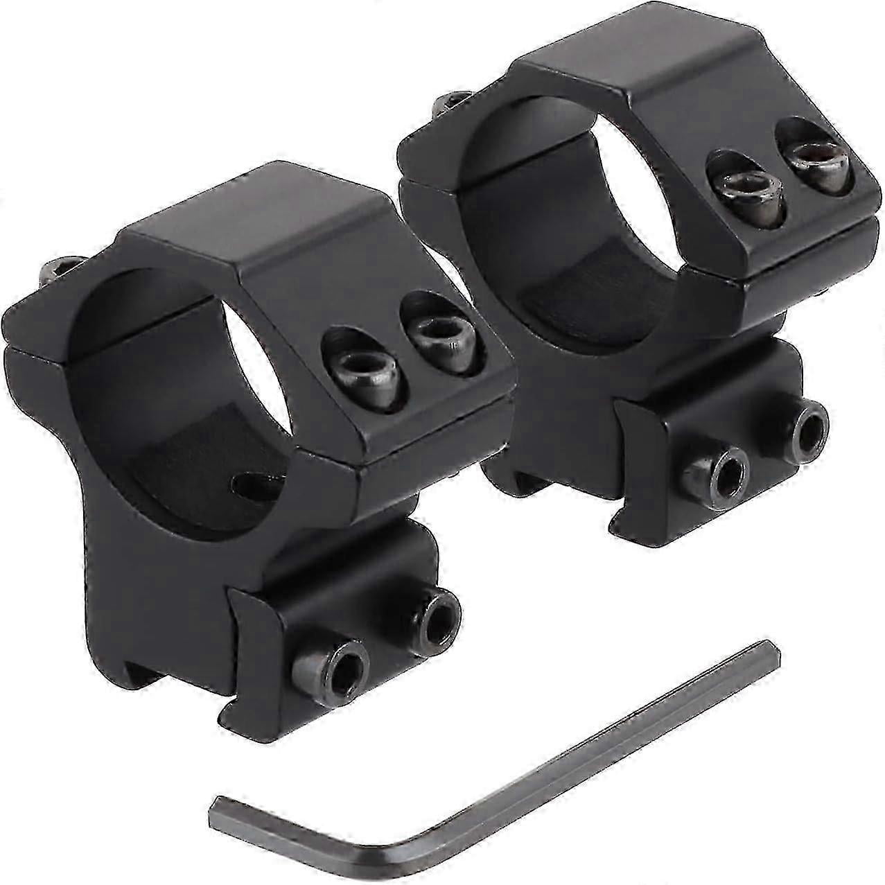 FOCUHUNTER 30 Mm Zielfernrohrringe – Hohes Profil, Für 11 Mm Schwalbenschwanz – Aus Flugzeugaluminium Mit Kletterschutz