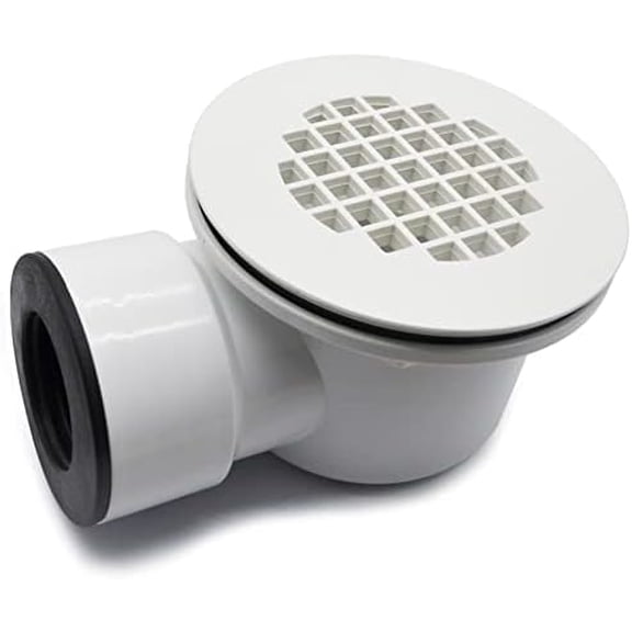 Low Profile Shower Drain, 1.5" Side Outlet Drain Assembly with Perforated Strainer, for 1.5" or 2" Replacement Shower Base PVC Side Outlet Drain$$Tools & Hardware Other