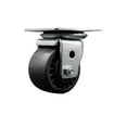 thumbnail image 1 of Low Profile Solid Polyurethane 3 Inch Wheel Top Plate Swivel Caster SCC, 1 of 2