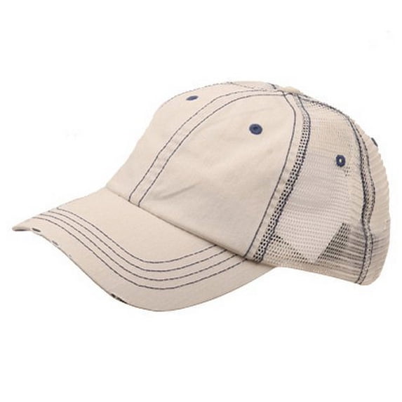 Low Profile Special Cotton Mesh Cap-Putty W40S62B