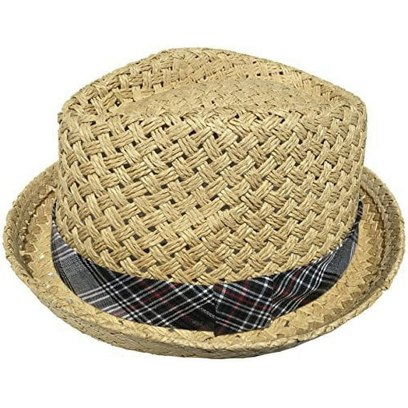 Low Profile Stingy Brim Fedora (Natural / Small/Medium)