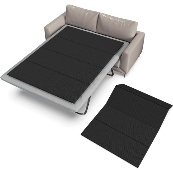 Low Profile Support, Large Double Bed Bunkie Board, Folding Spring Box, Light and Thin, Breathable, Noise Minimizing, Moisture Resistant Bunkie Board