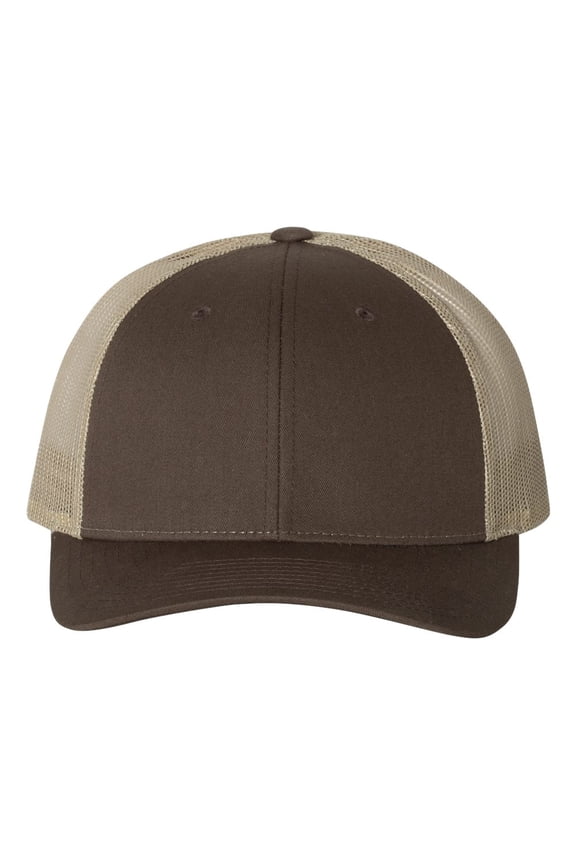 Low Profile Trucker Cap , 115 , Brown/ Khaki , Adjustable