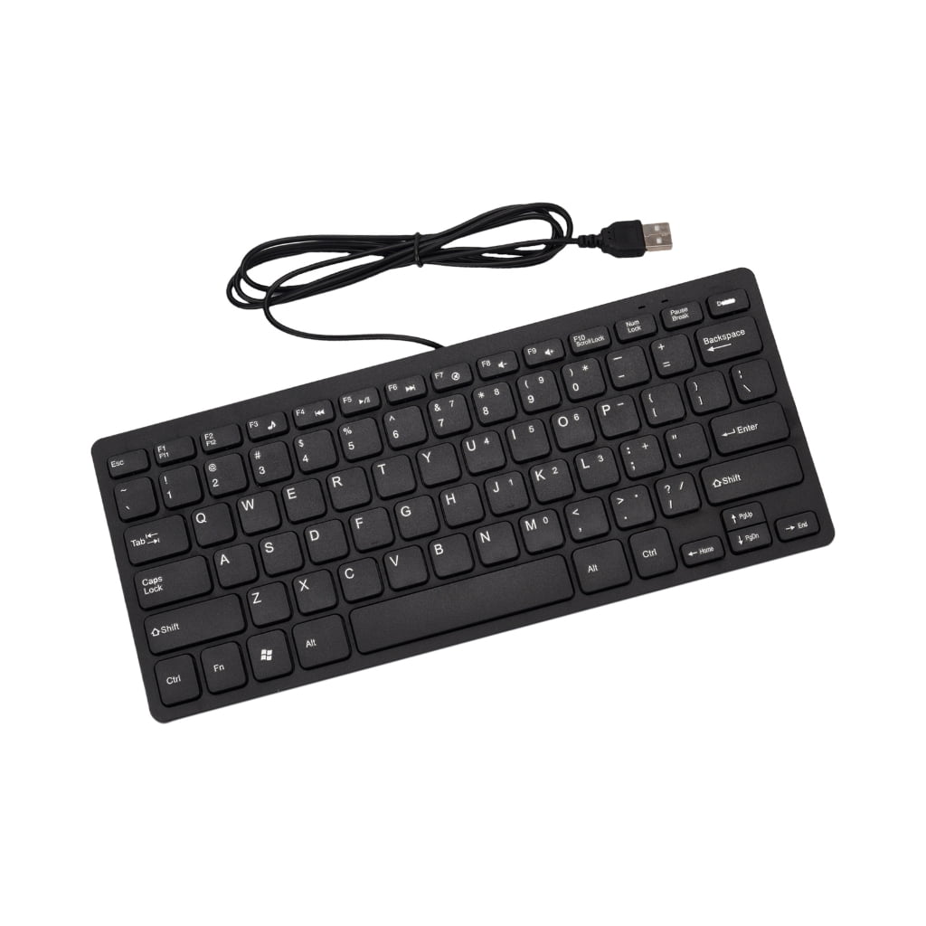 Low Profiled 72 Key Corded USB Keyboard Quiet Keys For Noise Sensitive ...