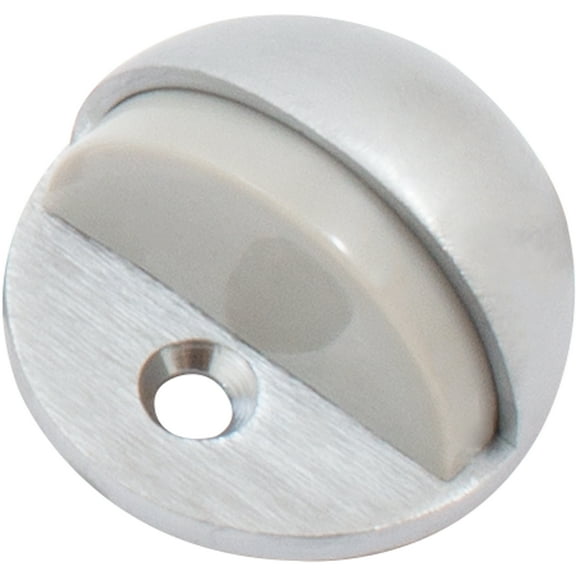 Low Rise Dome Door Stop, 1" High, Satin Chrome by Stone Harbor Hardware