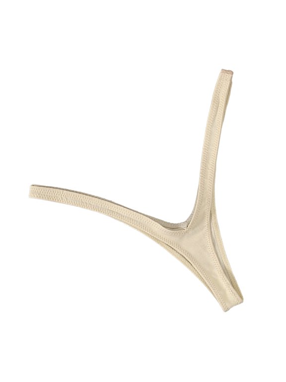 Low Rise Invisible Thong Cotton Underwear With V-formeds Waistband For Seamlesss Clothing Pairing