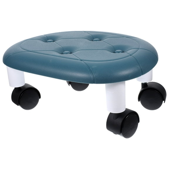 Low Rolling Seat Roller Stool Pulley Wheel Compact Multi functional Shoe Stool