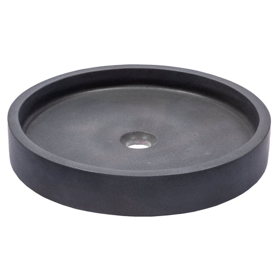 Low Round Vessel Sink - Lava Stone