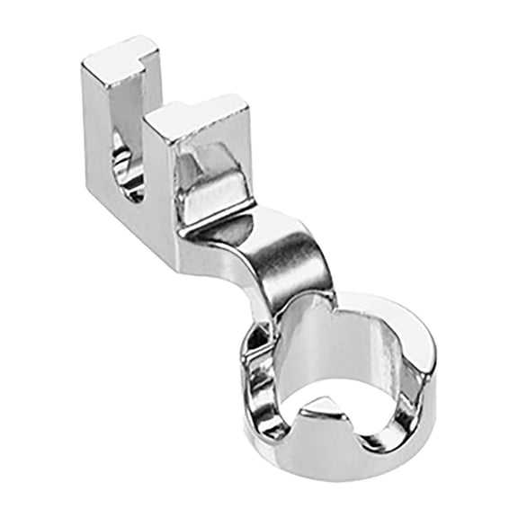 Low Shank Quilting Ruler Presser Foot with 1/4 Inch Guide and Long Slot for Easy Adjustment