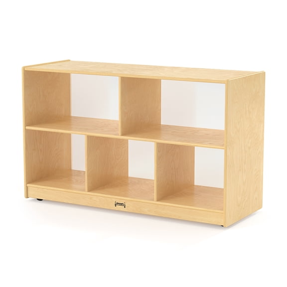 Low Single Mobile Storage Unit - 18" Deep - See-Thru Back