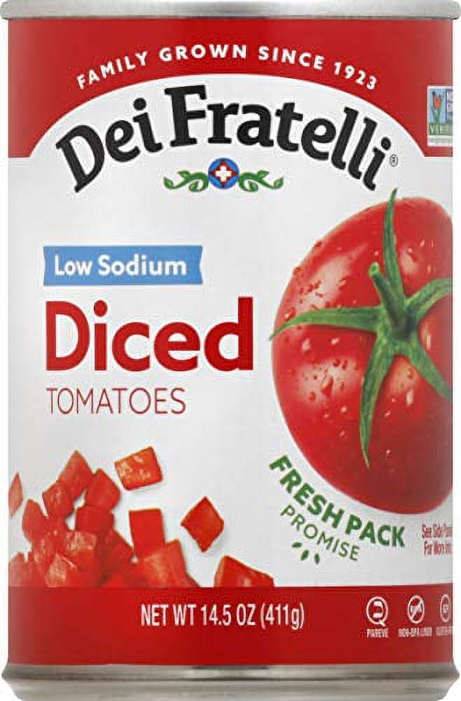 Low Sodium Diced Tomatoes (14.5 Oz. Cans, 12 Pack) VineRipened Non