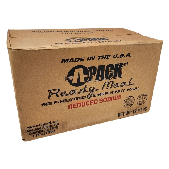 Low Sodium Emergency Meal Kit Shelf-Stable Camping & Survival Food Supply