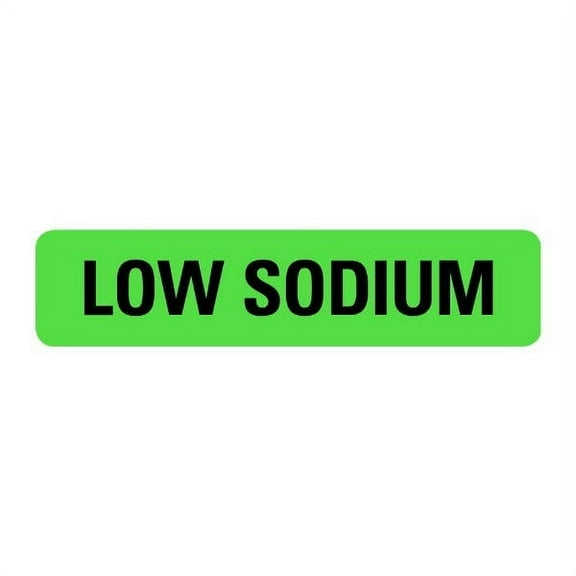 Low Sodium Labels