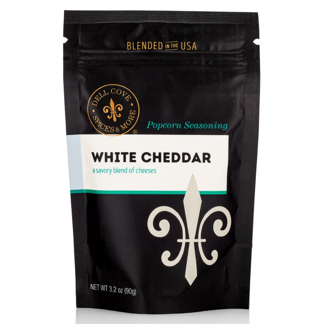 Low Sodium White Cheddar Popcorn Seasoning Real Cheese, Low Calorie