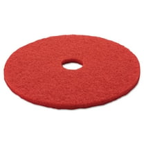 Low-Speed Buffer Floor Pads 5100, 20" Diameter, Red, 5/carton | Bundle of 2 Cartons
