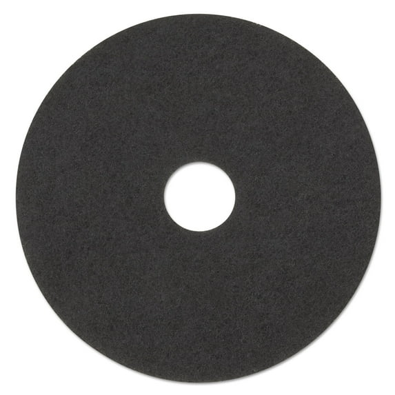 Low-Speed Stripper Floor Pad 7200, 23" Diameter, Black, 5/Carton