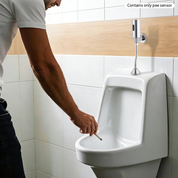 Low Static Power Automatic Urinal Flushing Valve Adjustable Water Volume Public Toilet Fixture