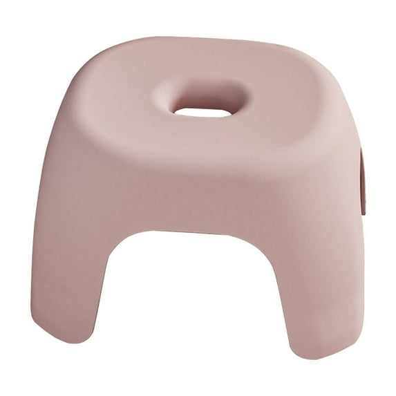 Low Stepping Stool with Nonslip Base, Enhanced Stability for Bathroom Use, Versatile for Living Room and Shower, Lightweight Plastic Stool for Kitchen Sink, Small Bathroom Step Stool