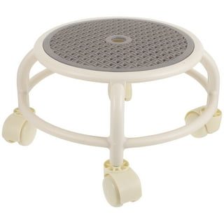Mini stool with wheels deals
