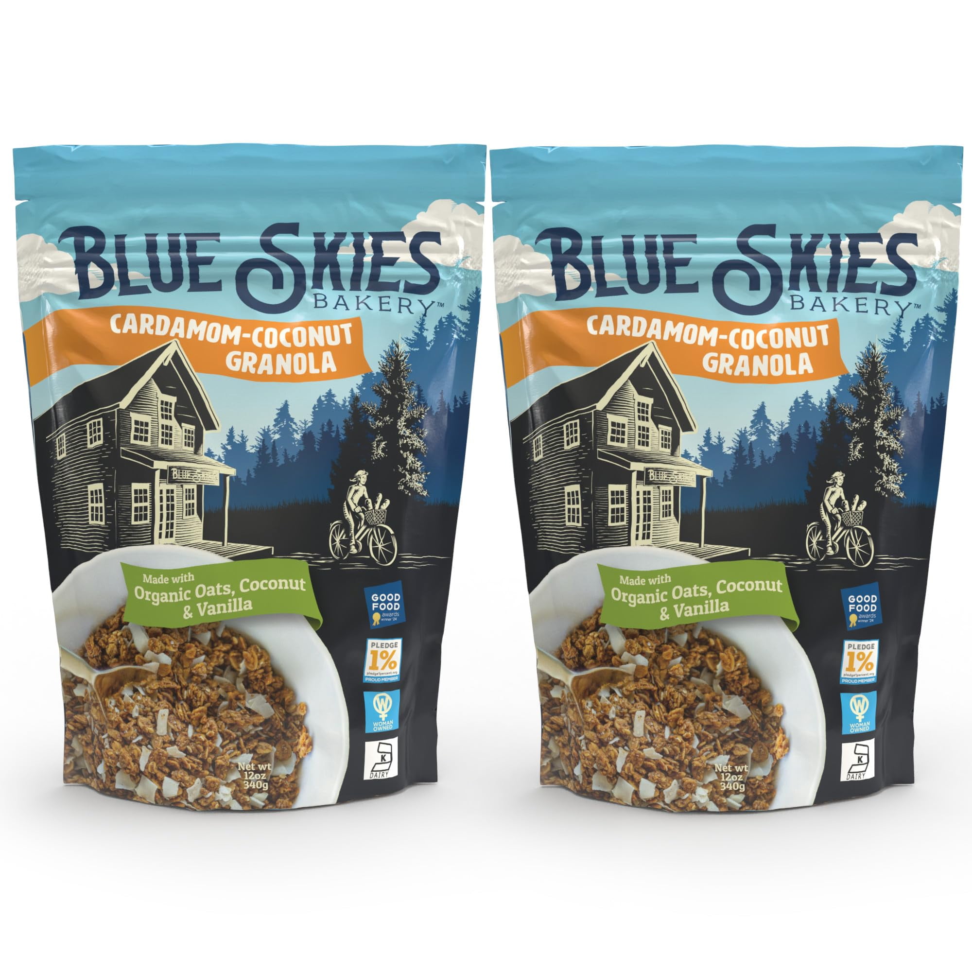 Low Sugar Granola With AIF4 Organic Cardamom & Coconut From Blue Skies