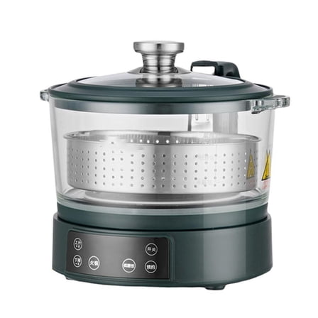 Low Sugar Rice Cooker Low Carb Rice Steamer Basket, 3 L Lifting Sugar Removal Rice Cooker, Stainless Steel Rice Cookers with Digital Display Panel, Smart Rice Cooker