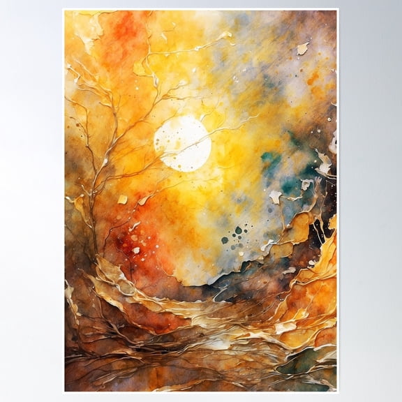 Low Sun- Vintage Wall Arttrendy Retro Print Room Decor Wall Art , Poster Only
