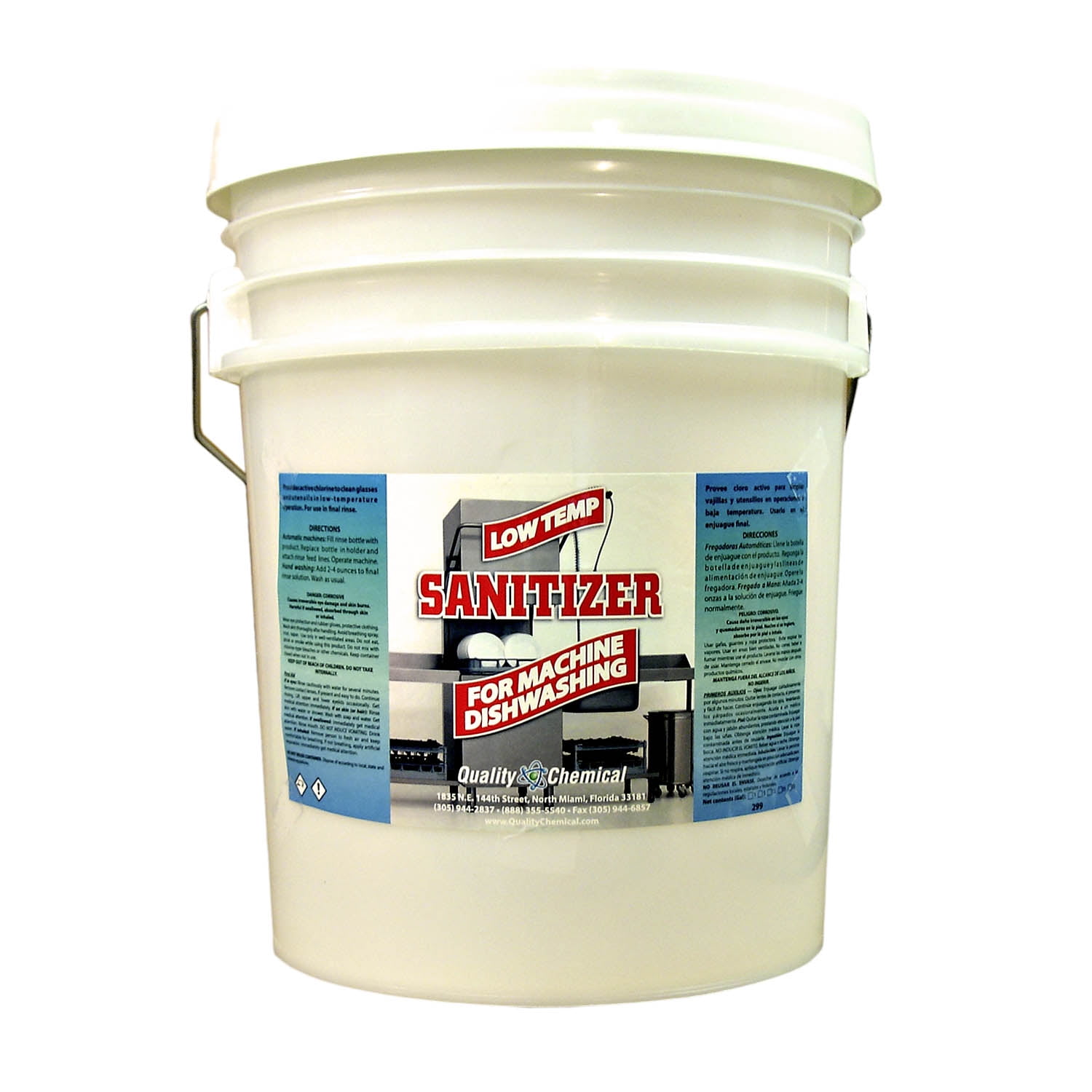 Low Temp Dish Sanitizer 5 gallon pail