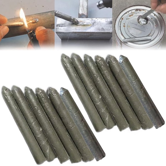 Low Temperature Universal Welding Rod, Easy Melt Metal Repair Welding Rods for Aluminum, Copper and Other Metals, Multipurpose Brazing Repair Rod Set