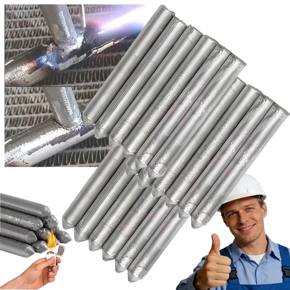Low Temperature Welding Rods for Aluminum Stainless Steel Iron, No Flux, 6 to 18 pcs