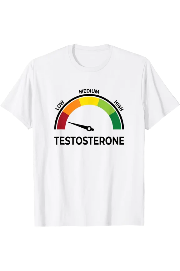 Low Testosterone Levels Meme Funny T-Shirt