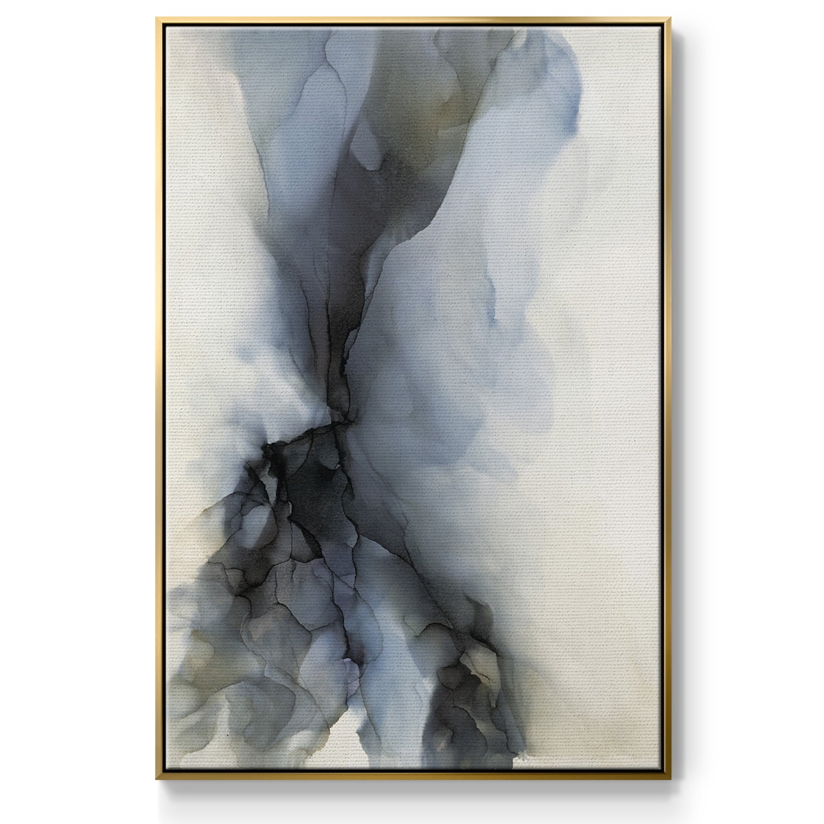 Low Tide Framed Premium Gallery Wrapped Canvas - Ready to Hang - 27 x 41 - Gold Floating Frame
