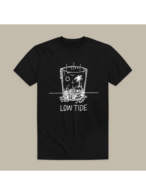 Low Tide Skull T-Shirt Size S-4XL