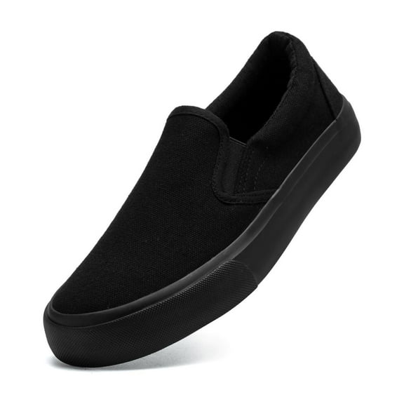 Low-Top Slip Ons Women's Fashion Sneakers Casual Canvas Sneakers for Women Comfortable Flats Breathable Padded Insole Slip on Sneakers Women Low Slip on Shoes,