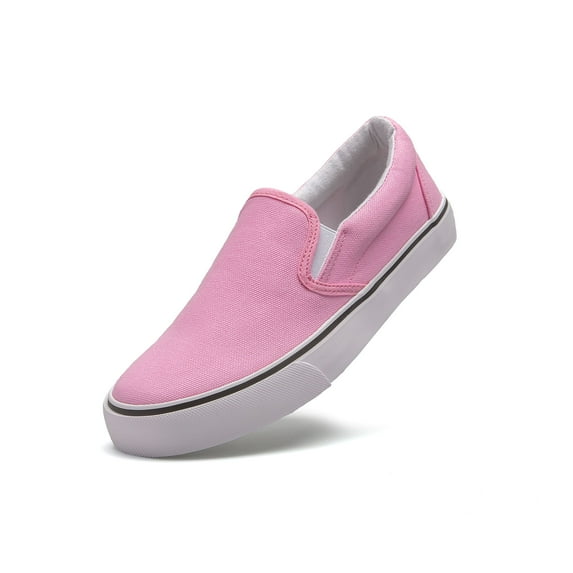 Low-Top Slip Ons Women's Fashion Sneakers Casual Canvas Sneakers for Women Comfortable Flats Breathable Padded Insole Slip on Sneakers Women Low Slip on Shoes