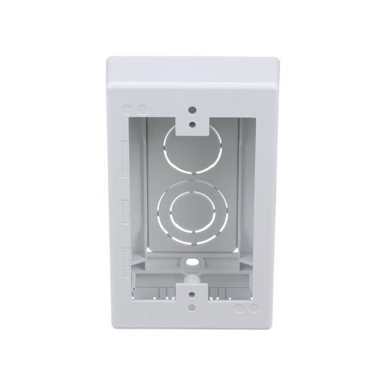 Low V Adhesive White 1 Gang Junction Box - Walmart.com
