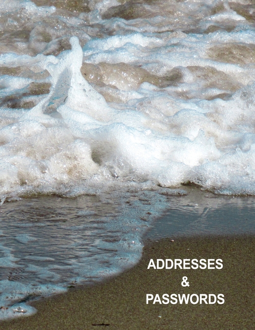 Low Vision Large Print Address and Password Record Book Organizer for