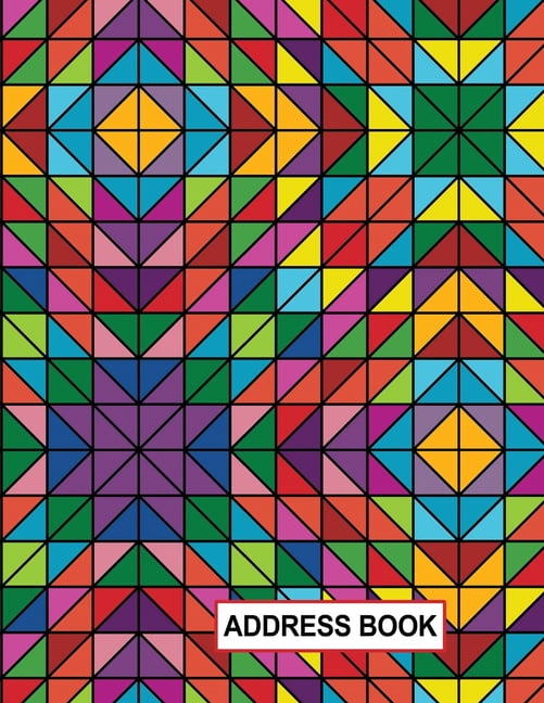 Low Vision Large Print Address and Password Record Book Organizer for