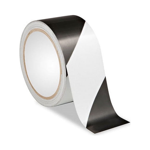 Low Vision Reflective Tape- Black and White Striped