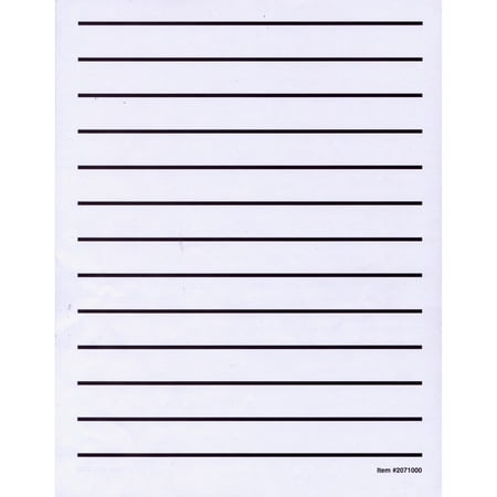 Low Vision Writing Paper - Bold Line -5 pads