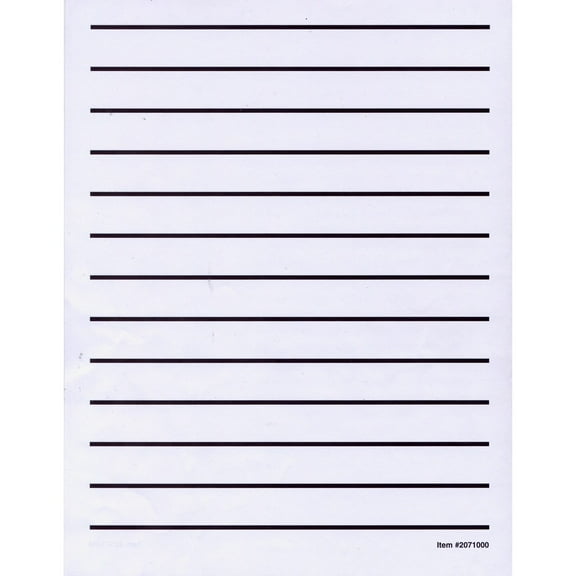 Low Vision Writing Paper - Bold Line -5 pads
